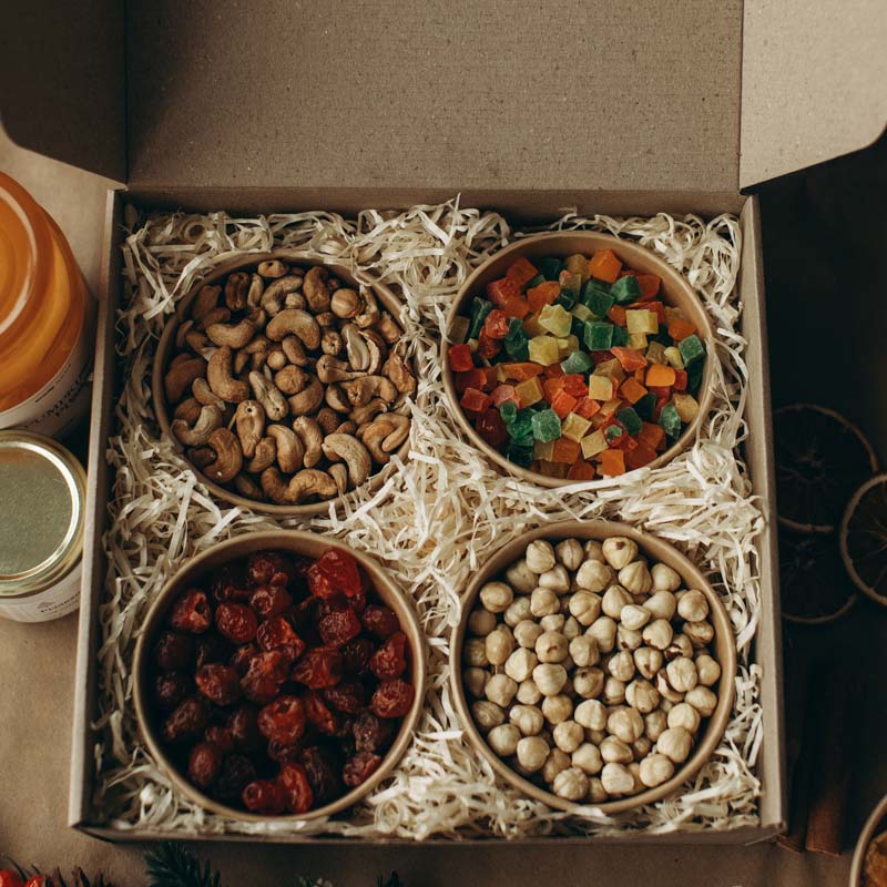 Kazeta Orechy a ovocie — 4 × 130 g